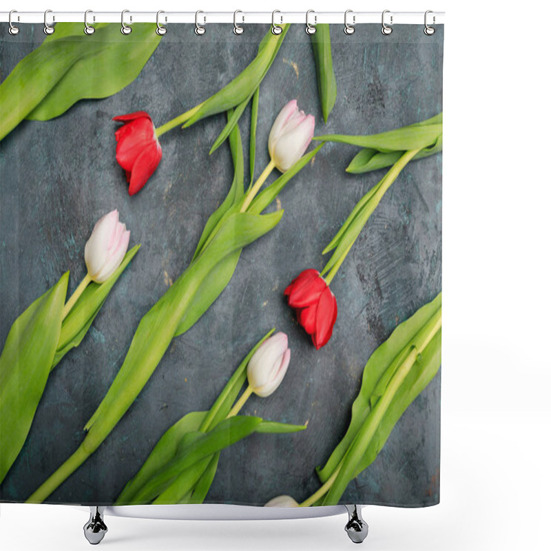 Personality  Beautiful Tender Tulips Shower Curtains