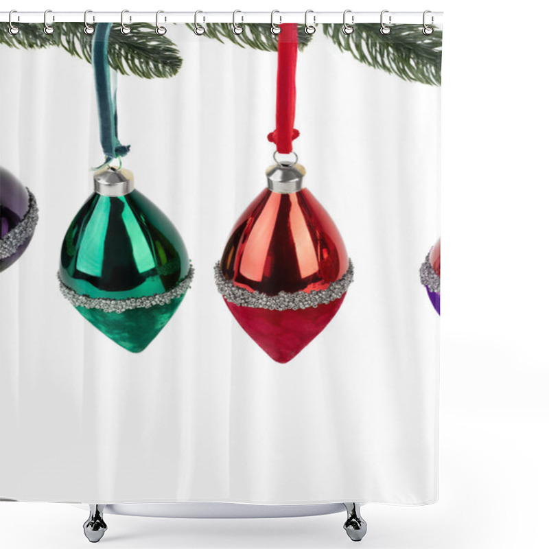 Personality  New Year's Toy. New Year's Ball. Decorate The Christmas Tree. Shower Curtains