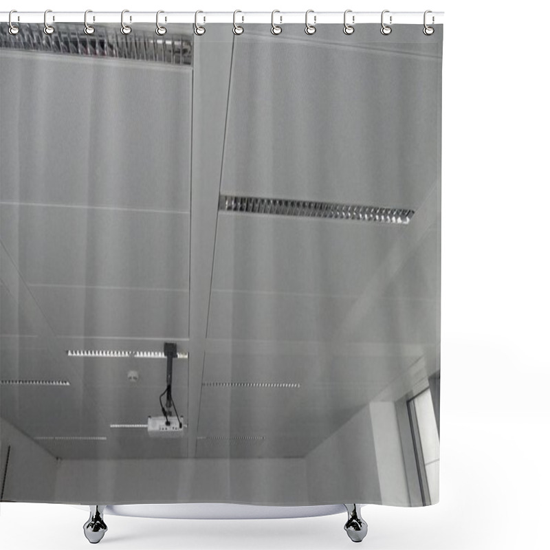 Personality  Ventilation On A White Ceiling  Shower Curtains