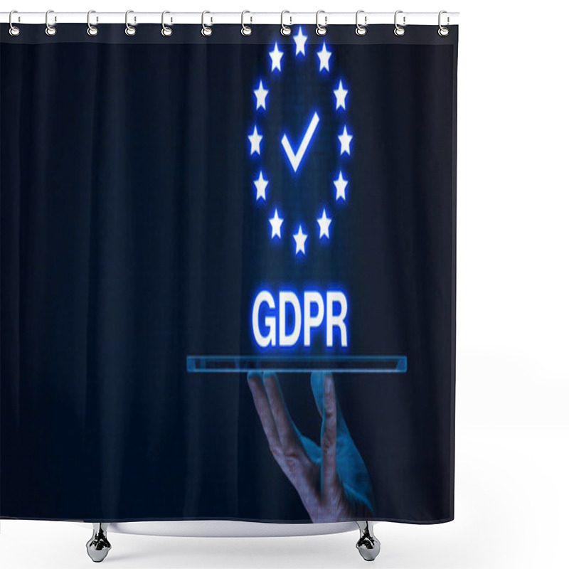 Personality  Impact Of GDPR On Businesses Challenges And Opportunities Shower Curtains