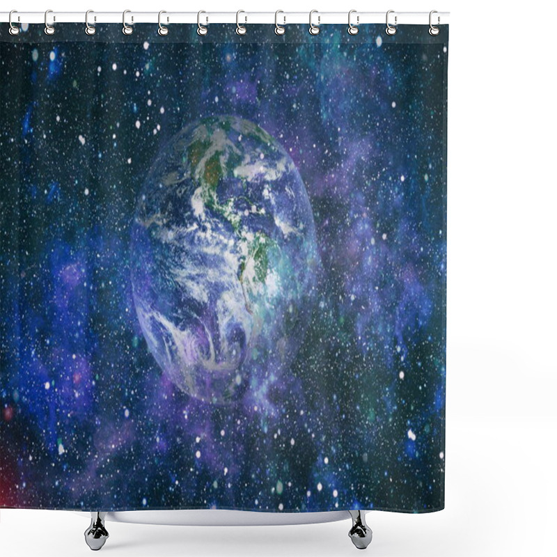 Personality  Planet Earth. Eastern Hemisphere. This Image Elements Furnished By NASA. Shower Curtains