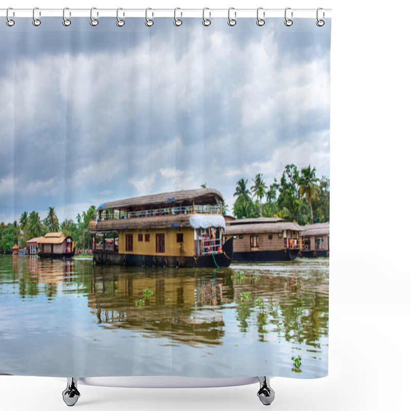 Personality  Traditional Indian Houseboat Shower Curtains