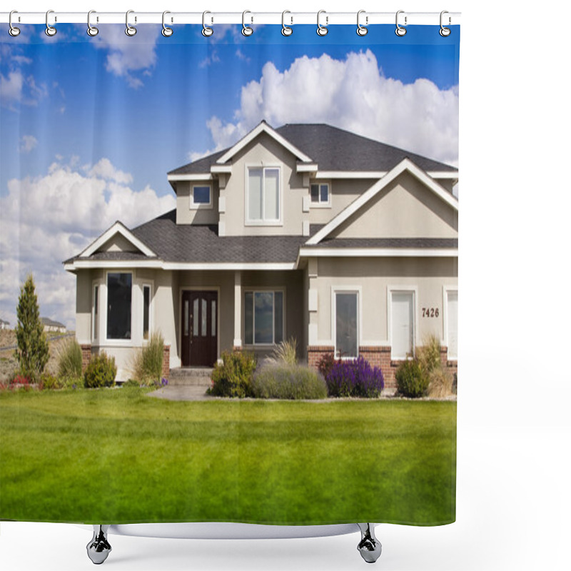 Personality  Suburban House Shower Curtains