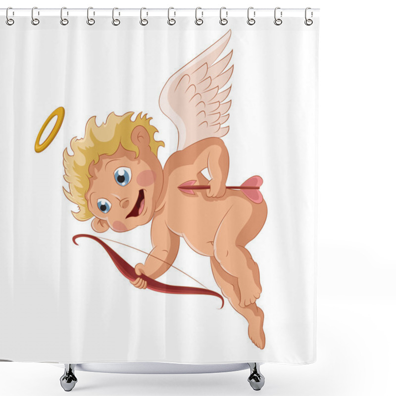 Personality  Little Cupid Shower Curtains