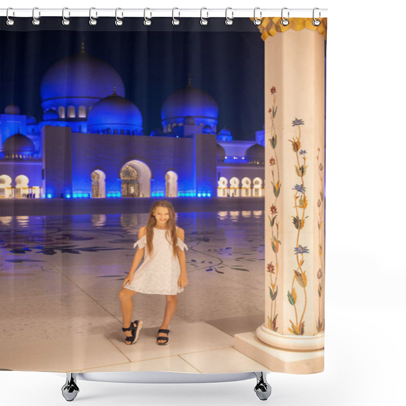 Personality  Sheikh Zayed Mosque In Abu Dhabi, UAE Shower Curtains