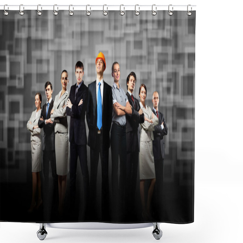 Personality  Group Of Businesspeople Shower Curtains