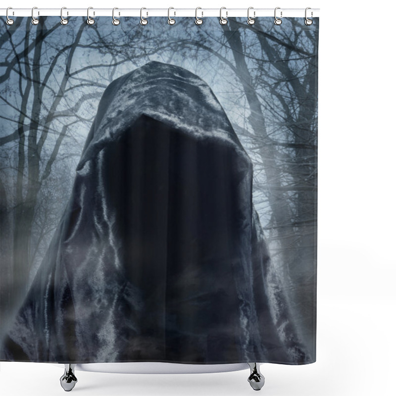 Personality  The Angel Of Death. Demon Of Darkness. Photomanipulation.  Shower Curtains