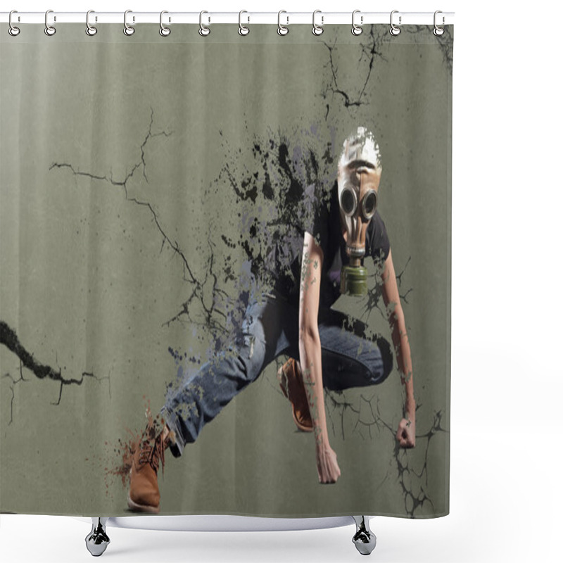 Personality  Biologycal Hazard Shower Curtains