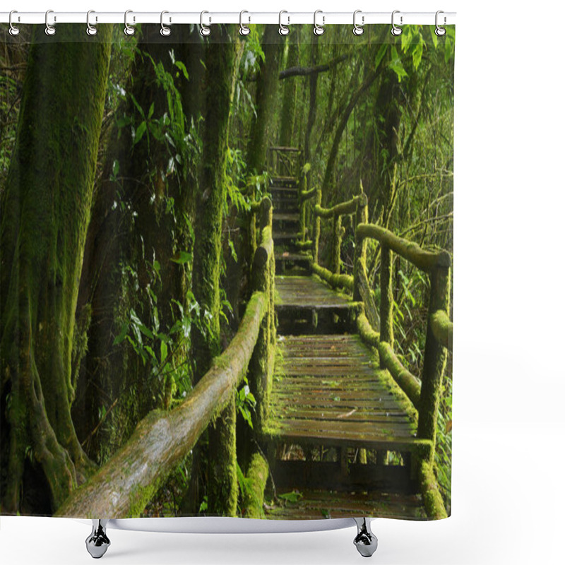 Personality  Deep Jungle In Southeast Asia Shower Curtains