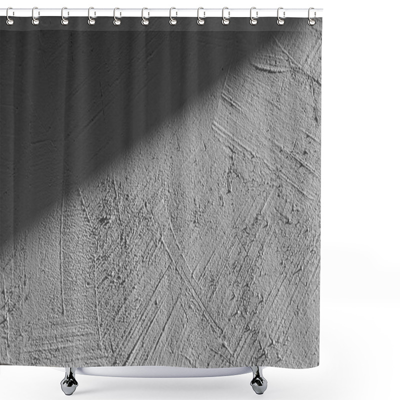 Personality  Concrete Wall Background Shower Curtains