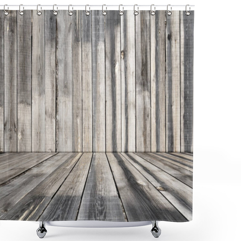 Personality  Old Wooden Background Shower Curtains