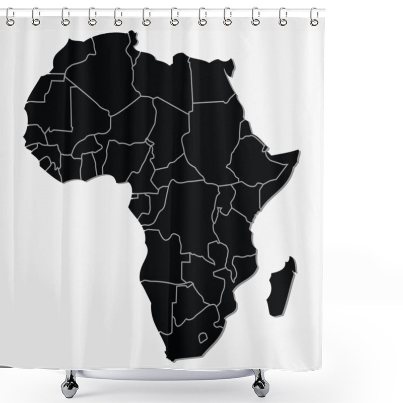 Personality  Africa Shower Curtains