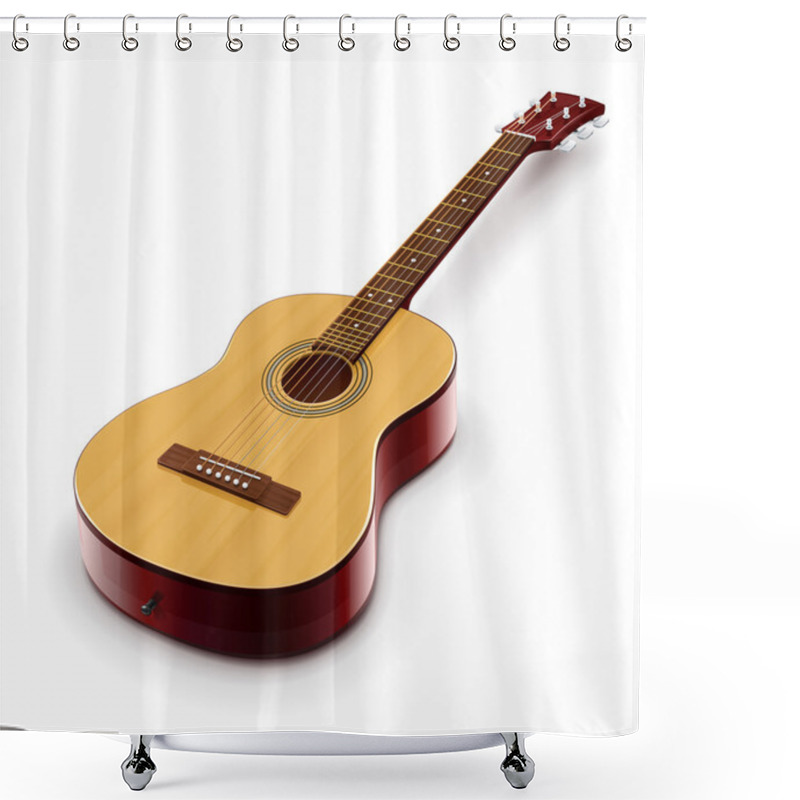 Personality  Acoustic Classic Guitar Shower Curtains