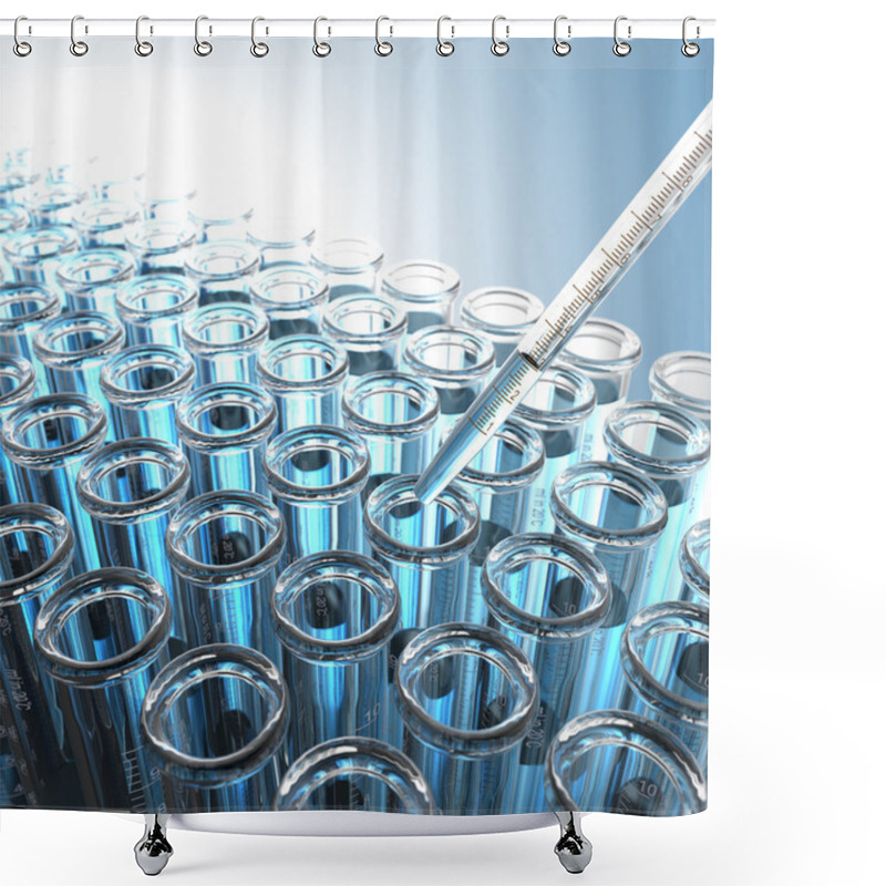 Personality  Science Test Background Shower Curtains