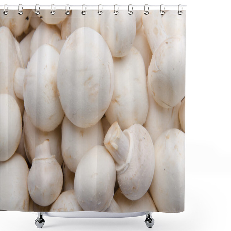 Personality  Fresh Button Mushrooms Shower Curtains