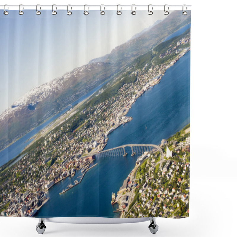 Personality  Tromso, Norway Panorama Shower Curtains