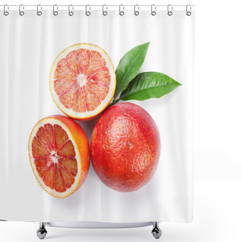 Personality  Fresh Ripe Red Oranges Shower Curtains