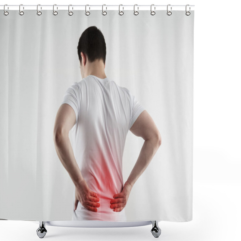 Personality  Male Loin Pain Shower Curtains