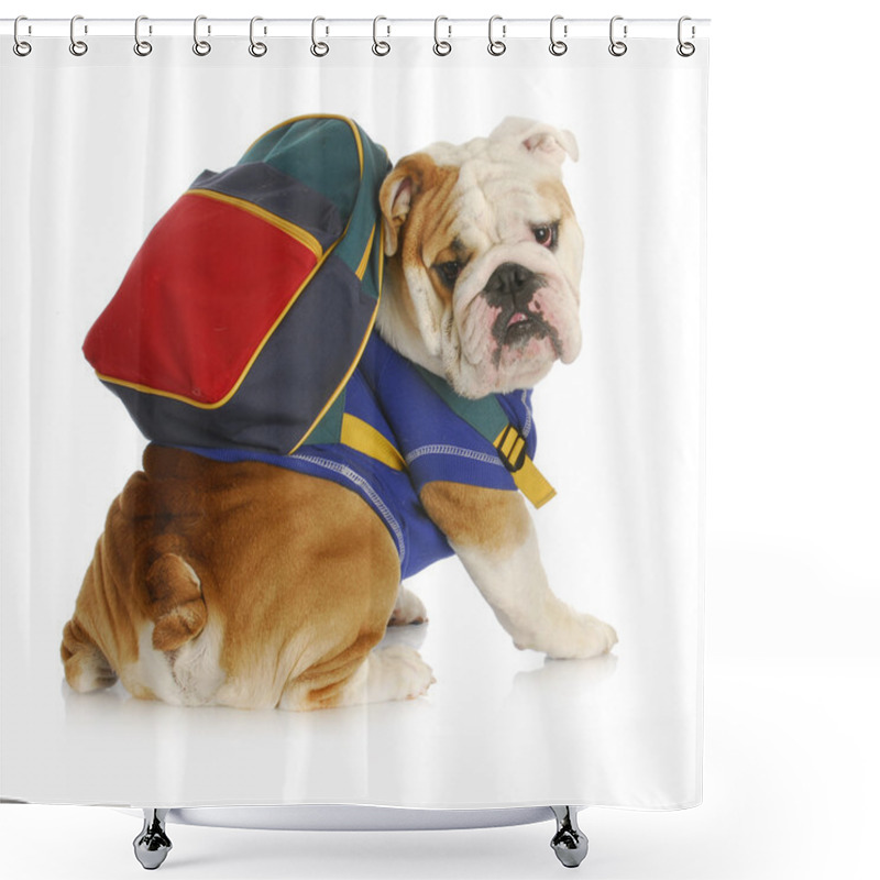 Personality  Dog Obedience School Shower Curtains