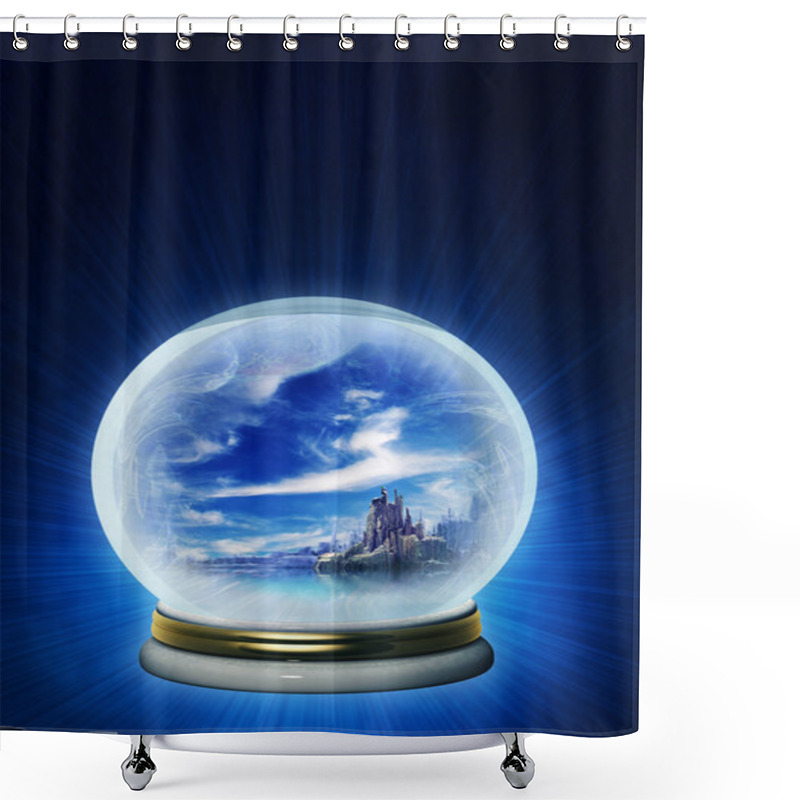 Personality  Magic Ball Shower Curtains