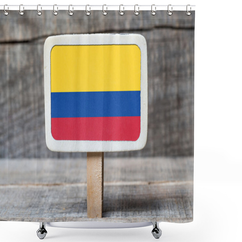 Personality  Colombia Flag Shower Curtains