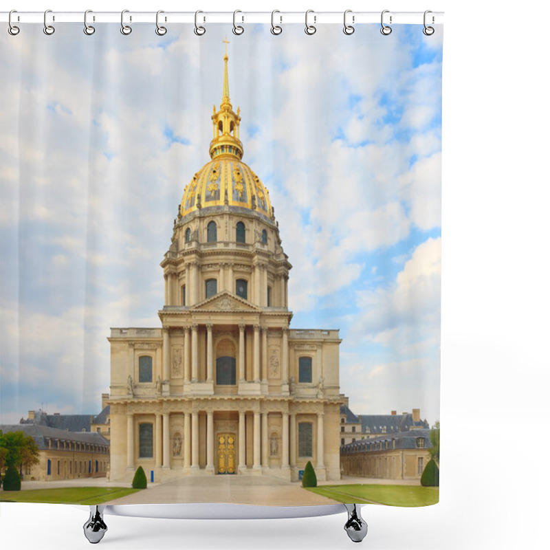 Personality  Les Invalides, Paris, France, Europe. Napoleon Tomb Place. Shower Curtains