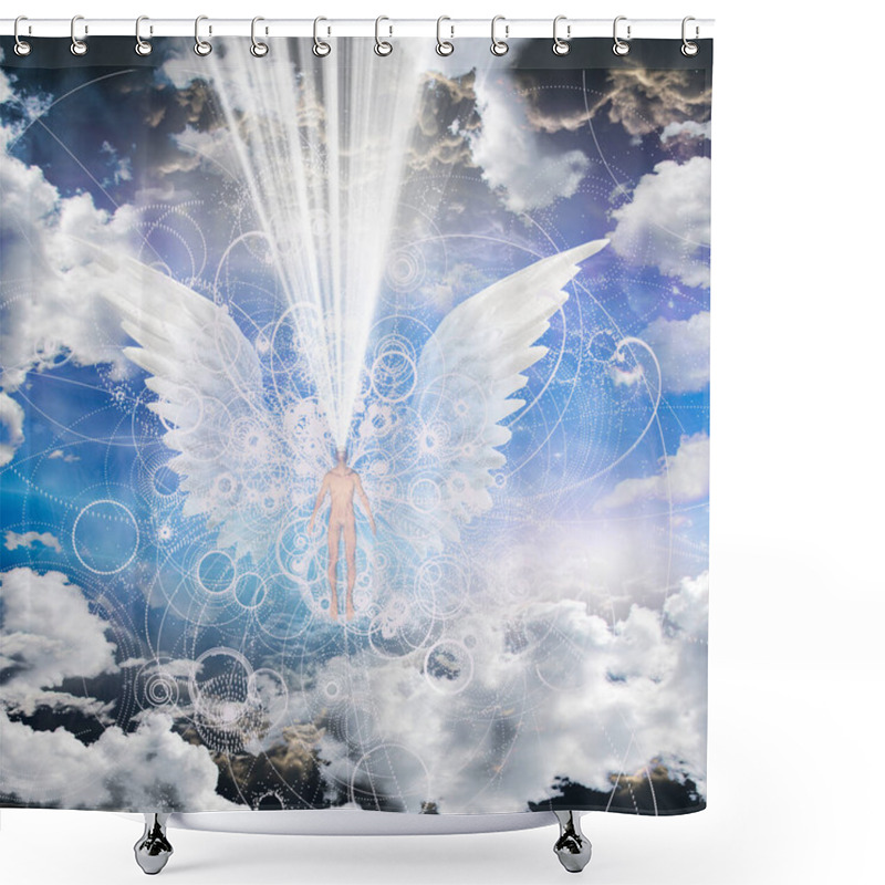 Personality  Angelic Being And Light Shower Curtains