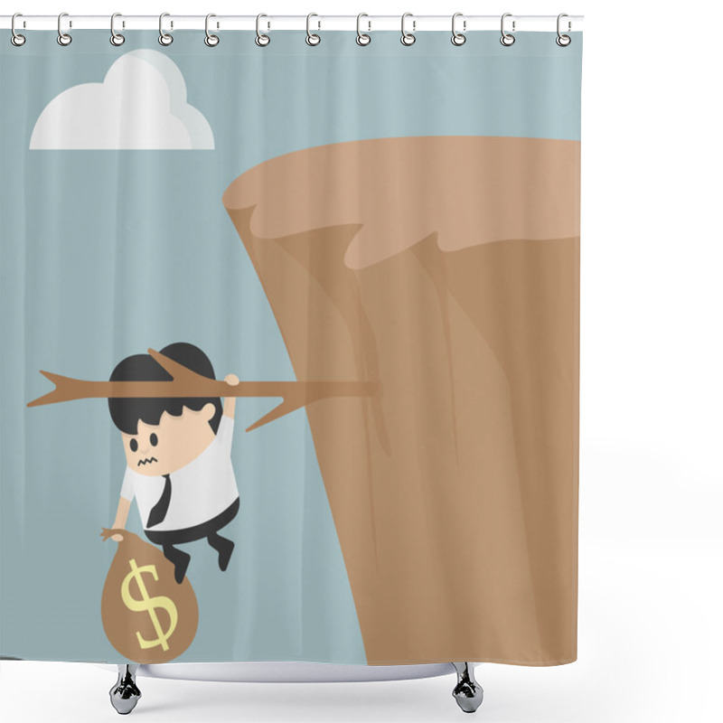 Personality  Fiscal Cliff Shower Curtains