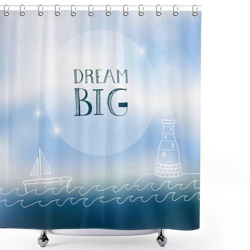 Personality  Inspirational Quote Shower Curtains