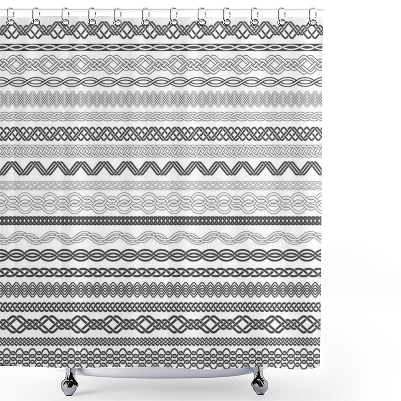 Personality  Twenty Border  Frames Elements For Design Shower Curtains