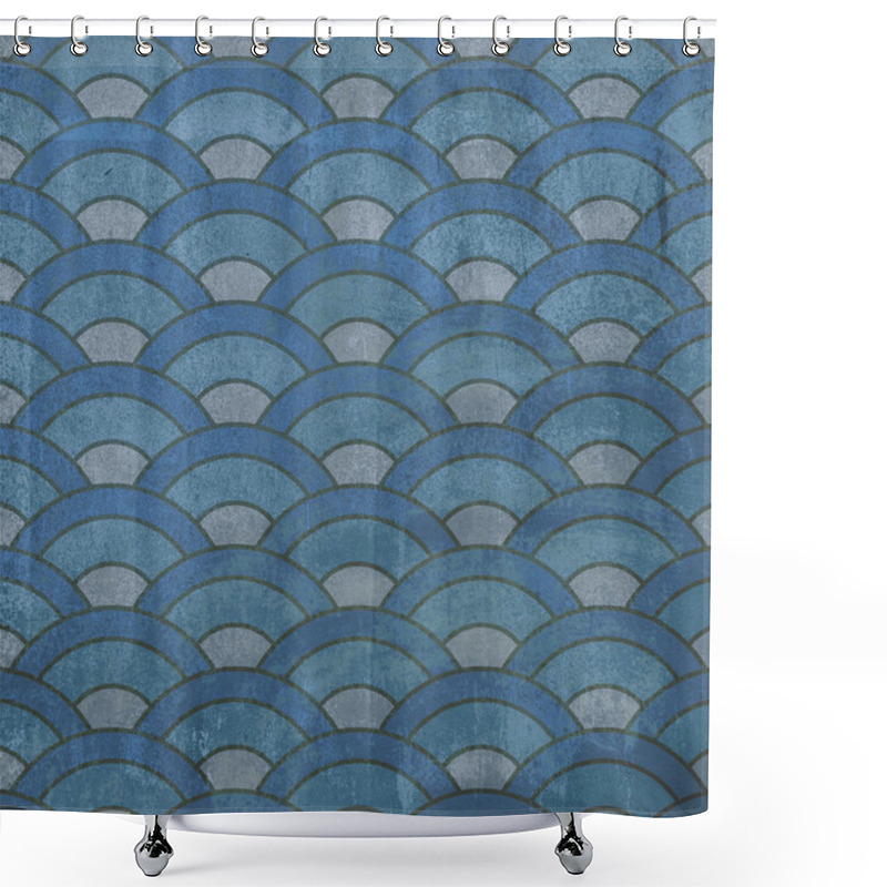 Personality  Cement Wall Texture Shower Curtains