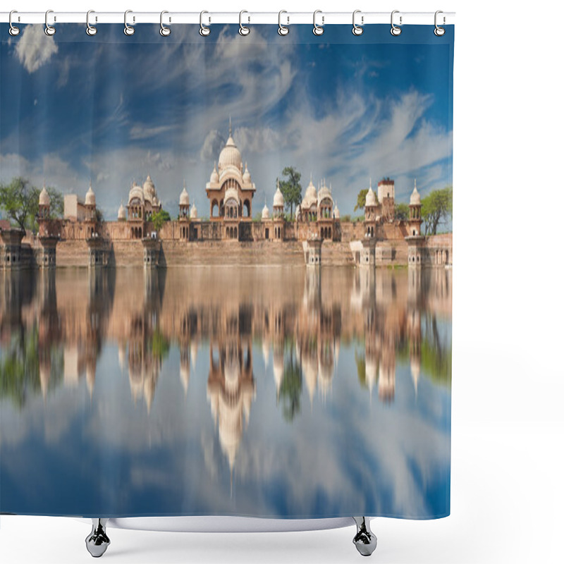 Personality  Kusum Sarovar  In Mathura Uttar-Pradesh, India. Shower Curtains