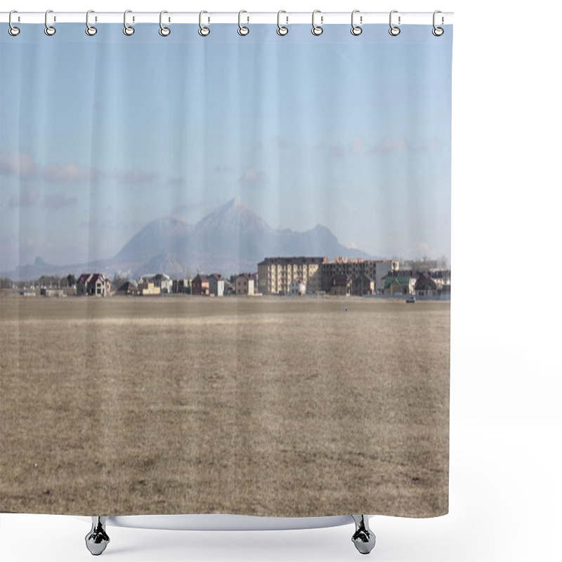 Personality  Views Of Mount Beshtau Shower Curtains