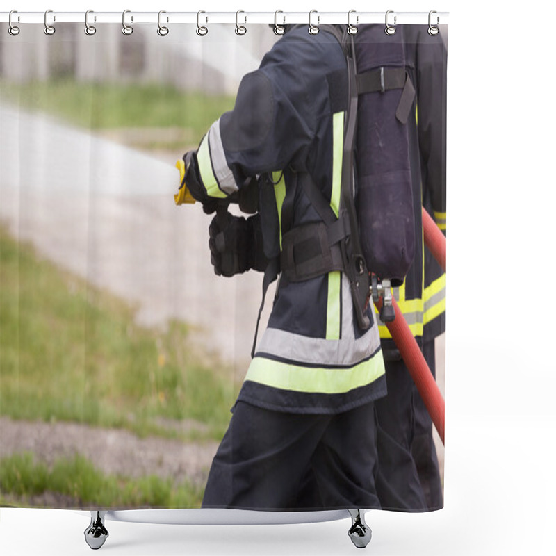 Personality  Firefighters Shower Curtains