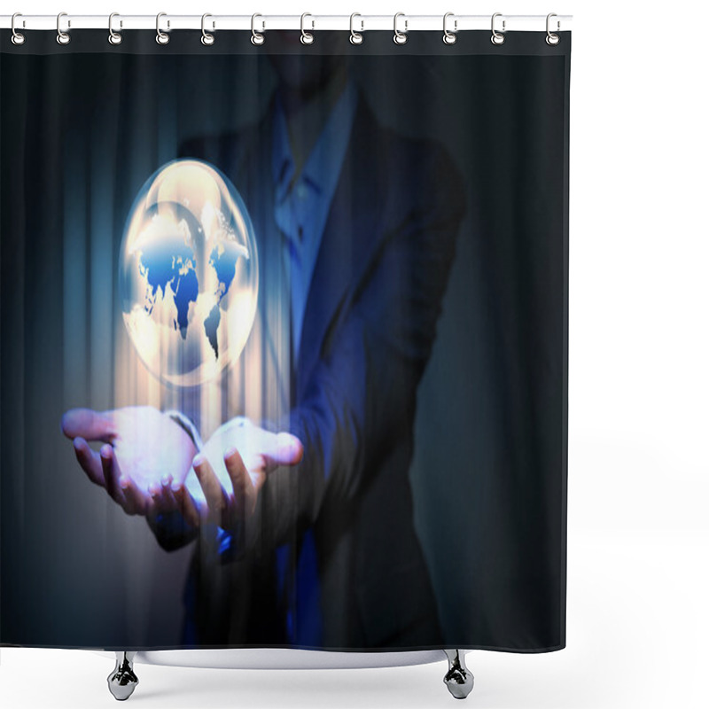 Personality  Global Business Network Shower Curtains