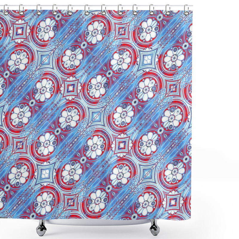 Personality  Decorative Modern Geometric Pattern Shower Curtains