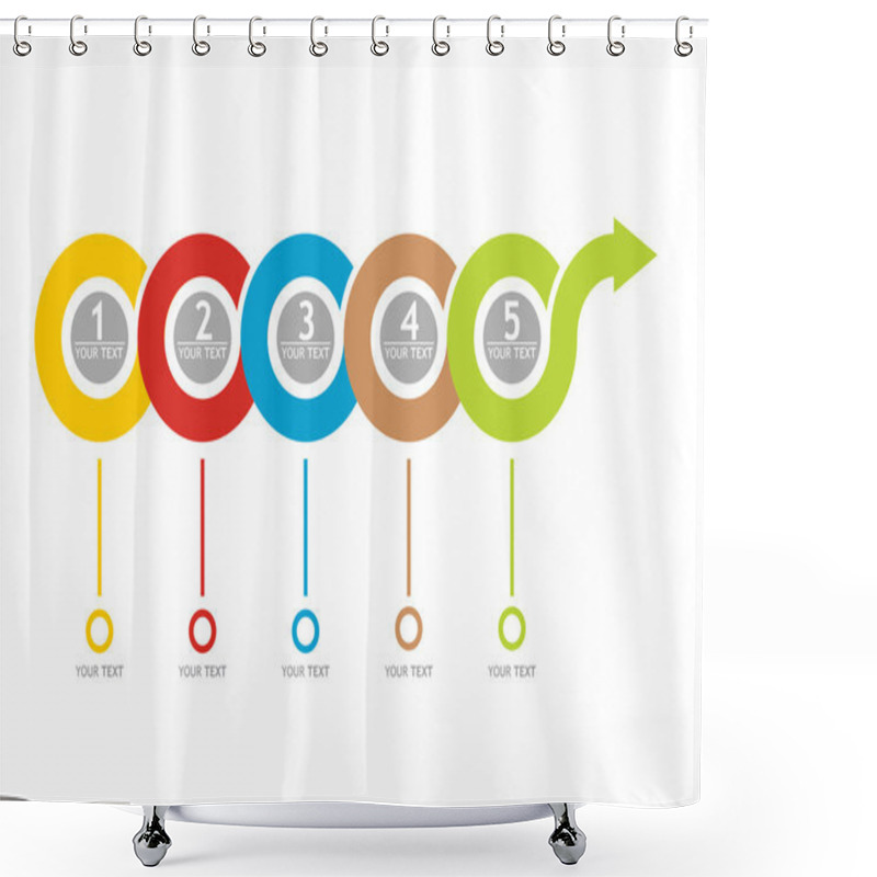 Personality  Flow Chart Shower Curtains