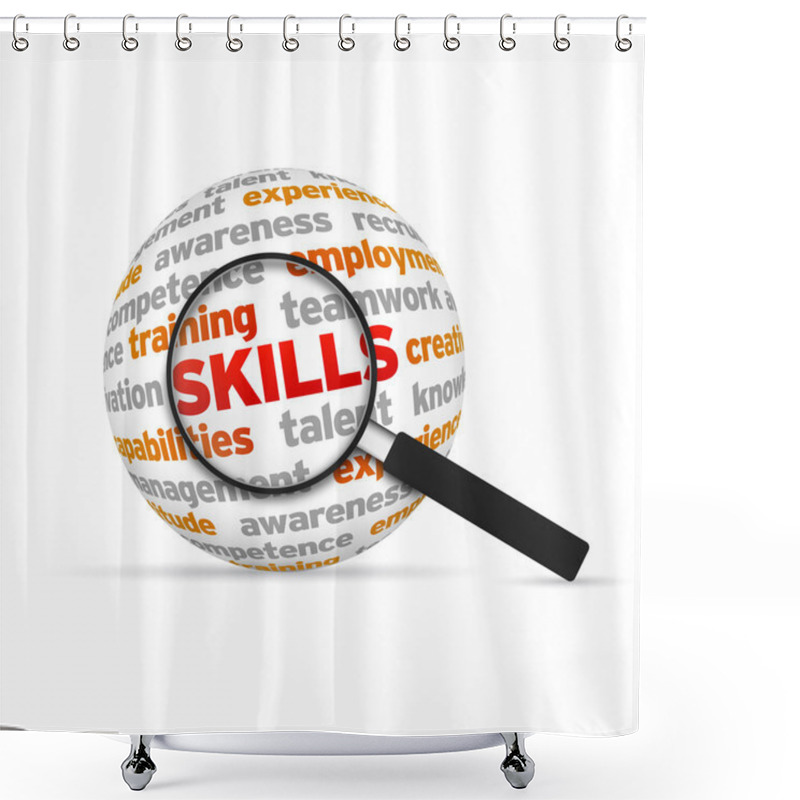 Personality  Skills Shower Curtains