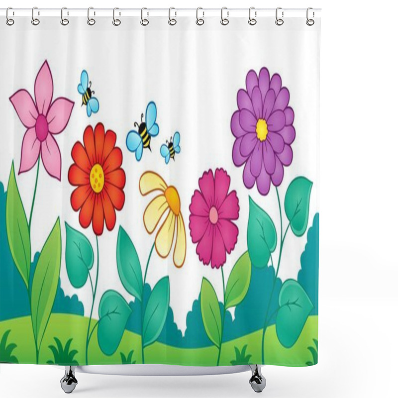 Personality  Flower Topic Image 9 Shower Curtains