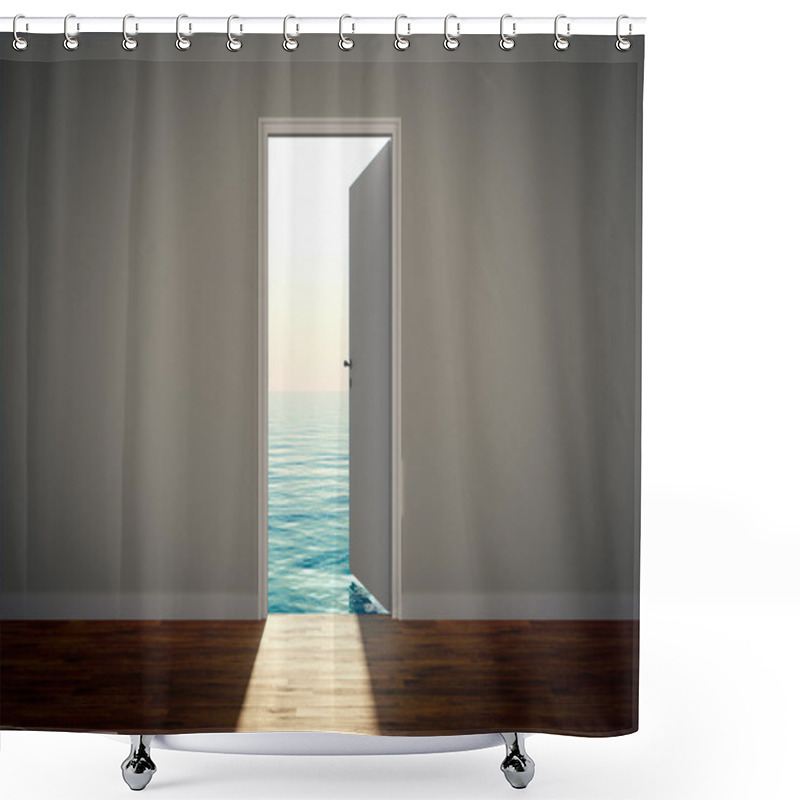 Personality  Crossing Into The Peaceful Place. Shower Curtains