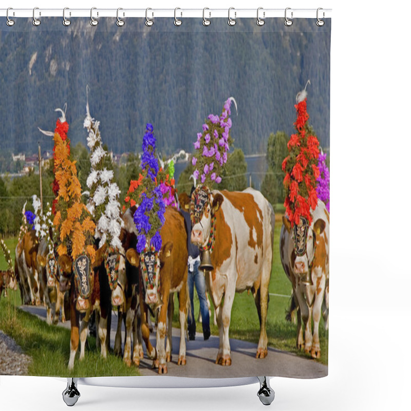 Personality  Cattle Drive Shower Curtains