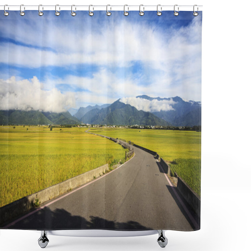 Personality  The Beauty Of The Farmland In Taitung Taiwan Shower Curtains