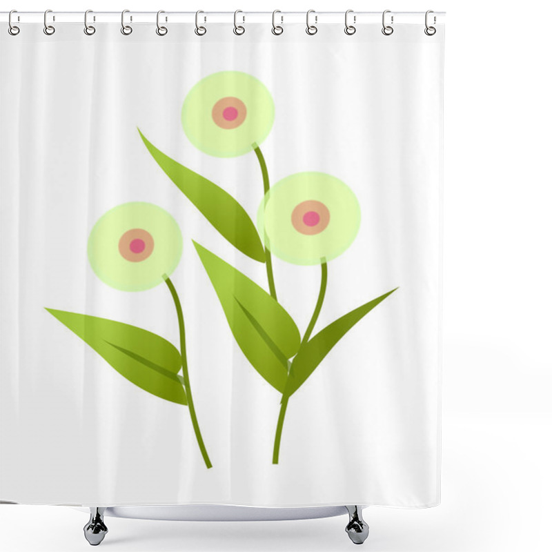 Personality  Icon Dandelion Shower Curtains