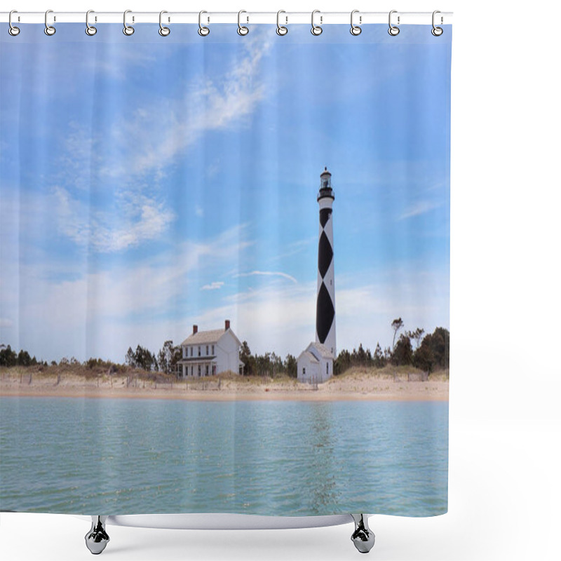 Personality  Cape Lookout Lighthouse On The Southern Outer Banks Of North Car Shower Curtains