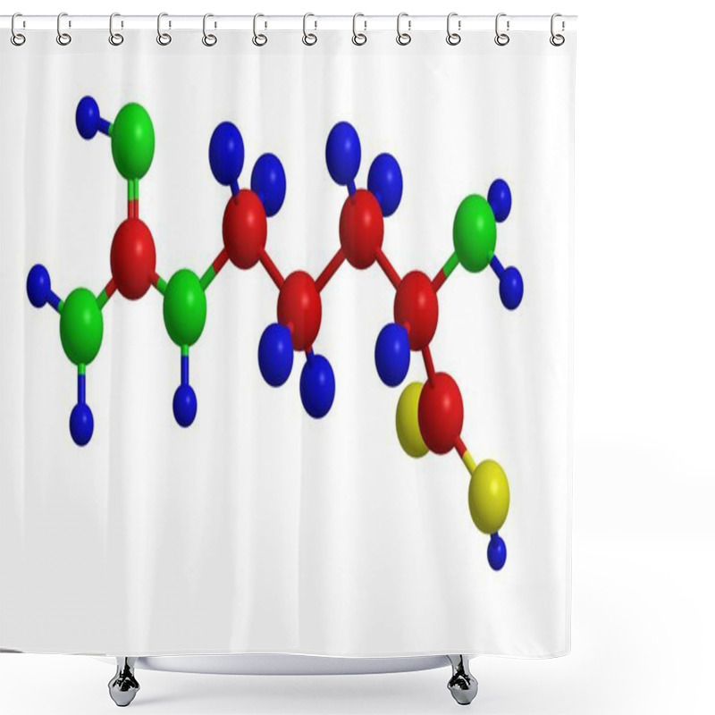 Personality  Molecular Structure Of Arginine Shower Curtains