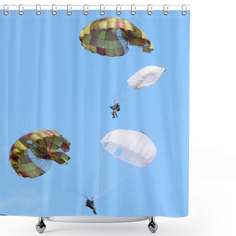 Personality  The Skydiver Shower Curtains