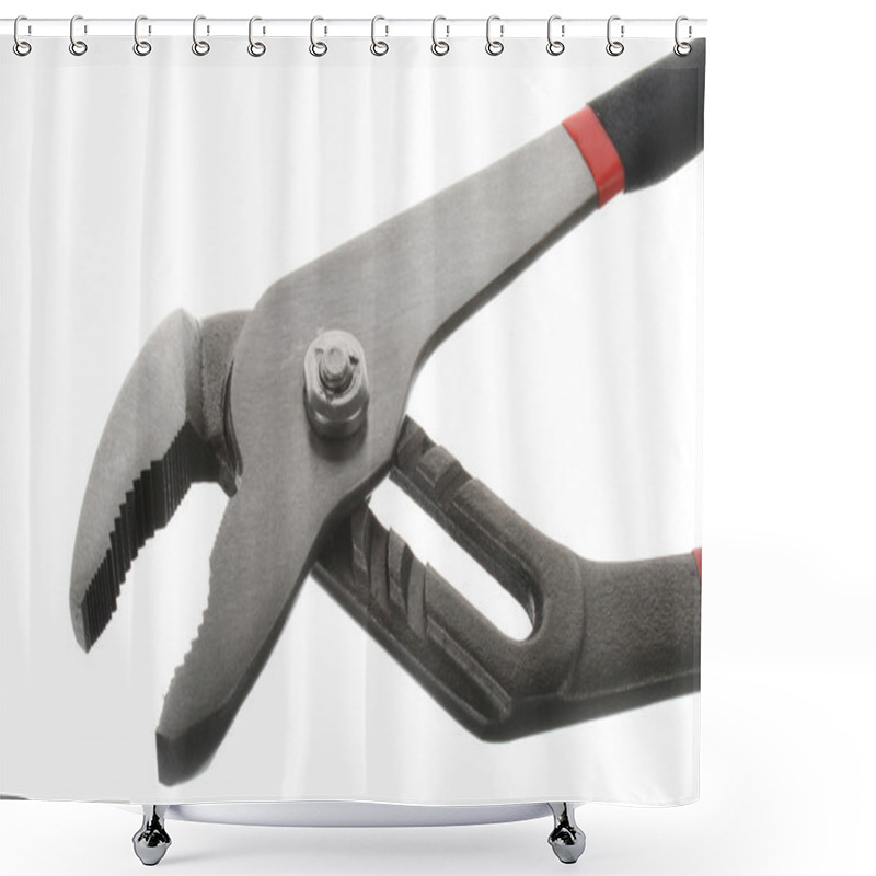 Personality  Water Pump Plier Shower Curtains