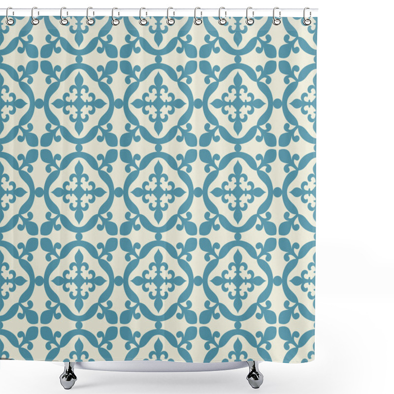 Personality  Seamless Tile Pattern Shower Curtains