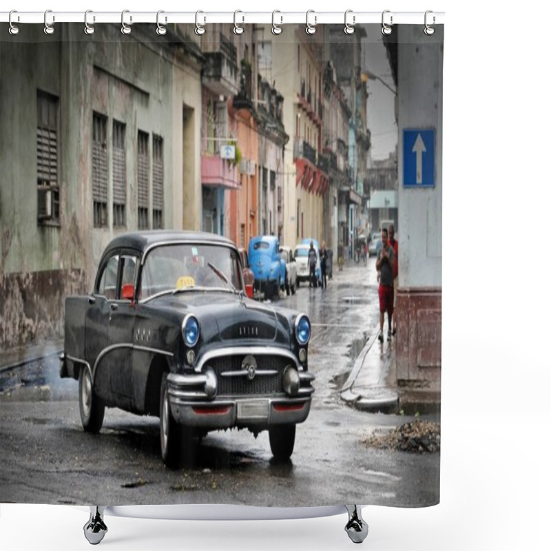 Personality  Old Cars In Havana, Cuba  Shower Curtains