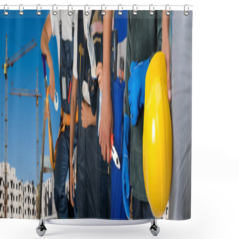 Personality  Workers Shower Curtains